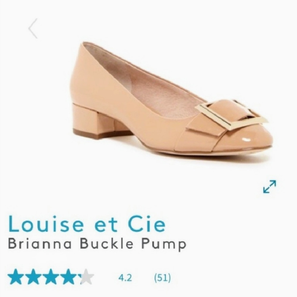 Louis et Cie Brianna buckle toe pump